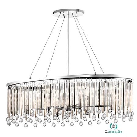Corp de iluminat suspendat, lustra Piper 6 Light Oval Chandelier/ Pendant