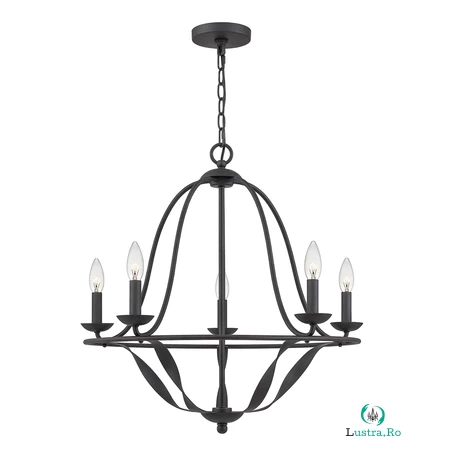 Corp de iluminat suspendat, lustra Bradbury 5 Light Chandelier