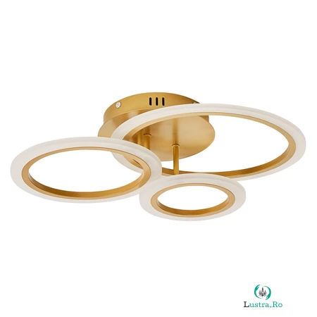 Lustra Oro LED 52W 50cm 3500-6000K cu telecomanda, Erste