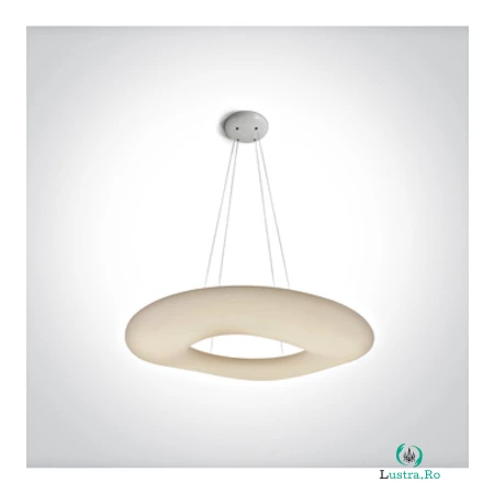 Anel PL LED 80W 6400lm 3000K 220-240V IP20 alb