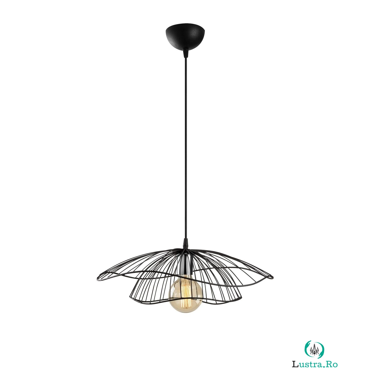 Lustra Opviq Tel Neverending, E27, 100 W, negru la 179.00 lei ron