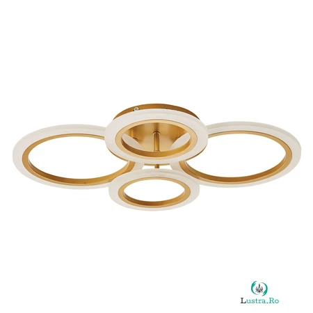 Lustra Oro LED 56W 56cm 3500-6000K cu telecomanda, Erste
