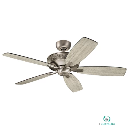 Lustra cu ventilator Monarch II – 52in / 132cm Fan – Burnished Antique Pewter